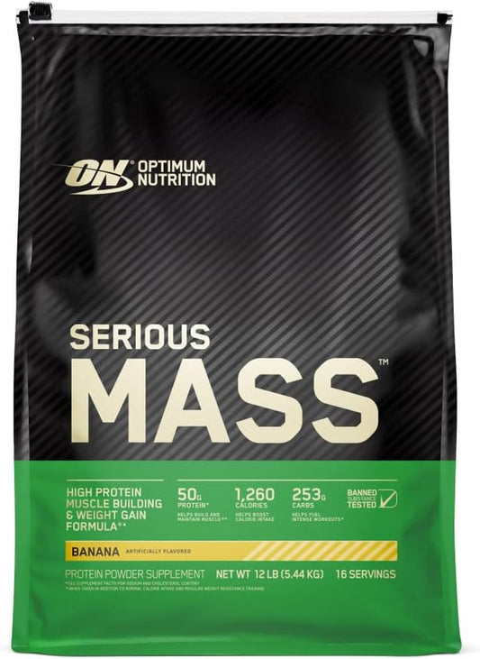 Optimum Nutrition Serious Mass – Complete Supplement for Rapid Weight Gain