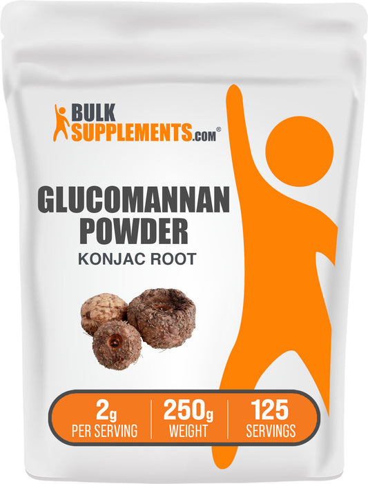 Glucomanano Puro 2g – BulkSupplements | Fibra Solúvel da Raiz de Konjac