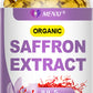 MENXI Vegan Saffron Supplement – 88.5 mg | 120 Capsules with Natural Extract