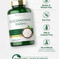 Suplemento de Glucomanano 2400mg | 200 Cápsulas | Konjac Puro | Livre de OGM