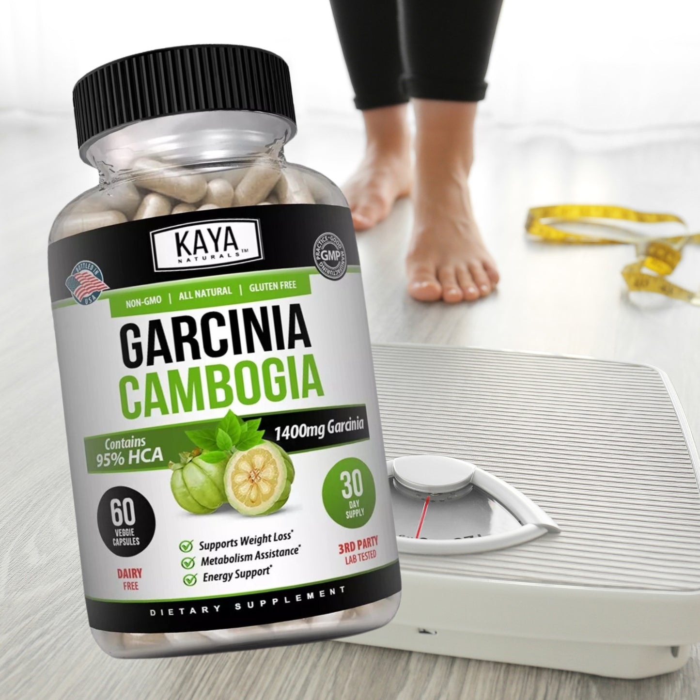 Garcinia Cambogia Premium – 95% HCA – Auxílio Natural para Emagrecimento