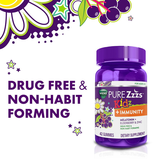 ZzzQuil Kids Gomas – Melatonina 1mg por Dose | Sono Natural para Crianças