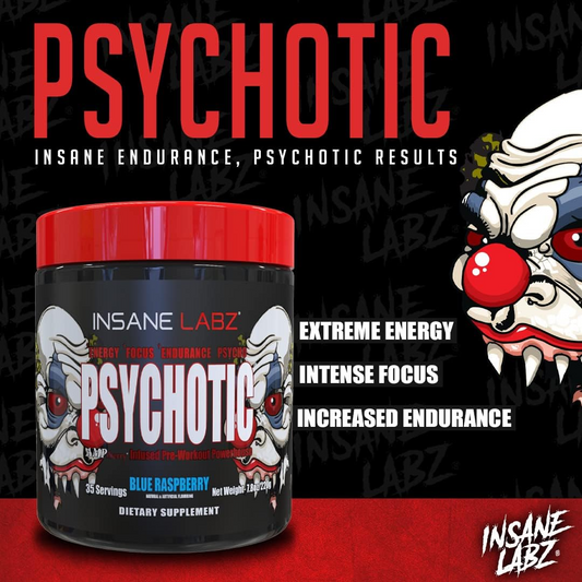 Insane Labz Psych-O-Tic – Energia Insana, Máximo Desempenho | 35 Porções