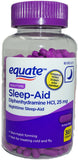 Equate NightTime Sleep-Aid 25mg – Pacote Econômico com 365 Cápsulas para Sono