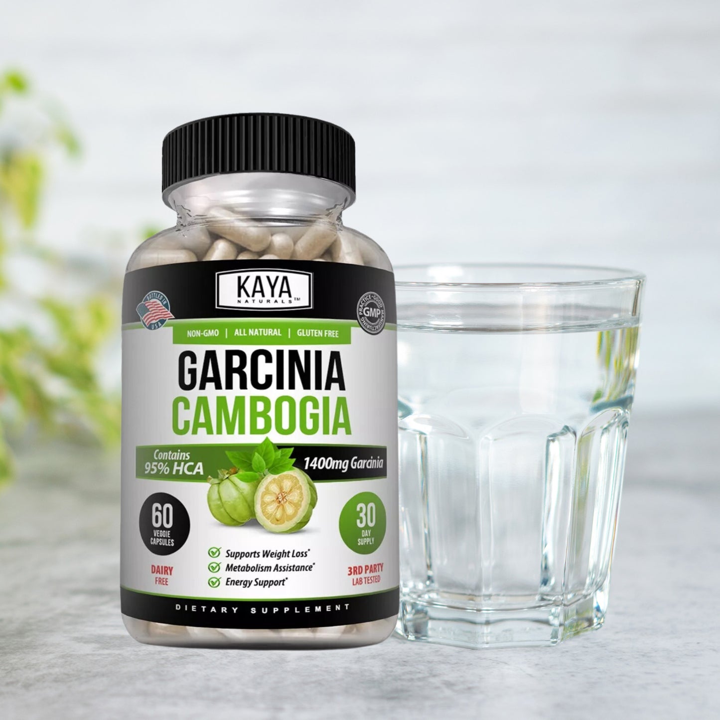 Garcinia Cambogia Premium – 95% HCA – Auxílio Natural para Emagrecimento