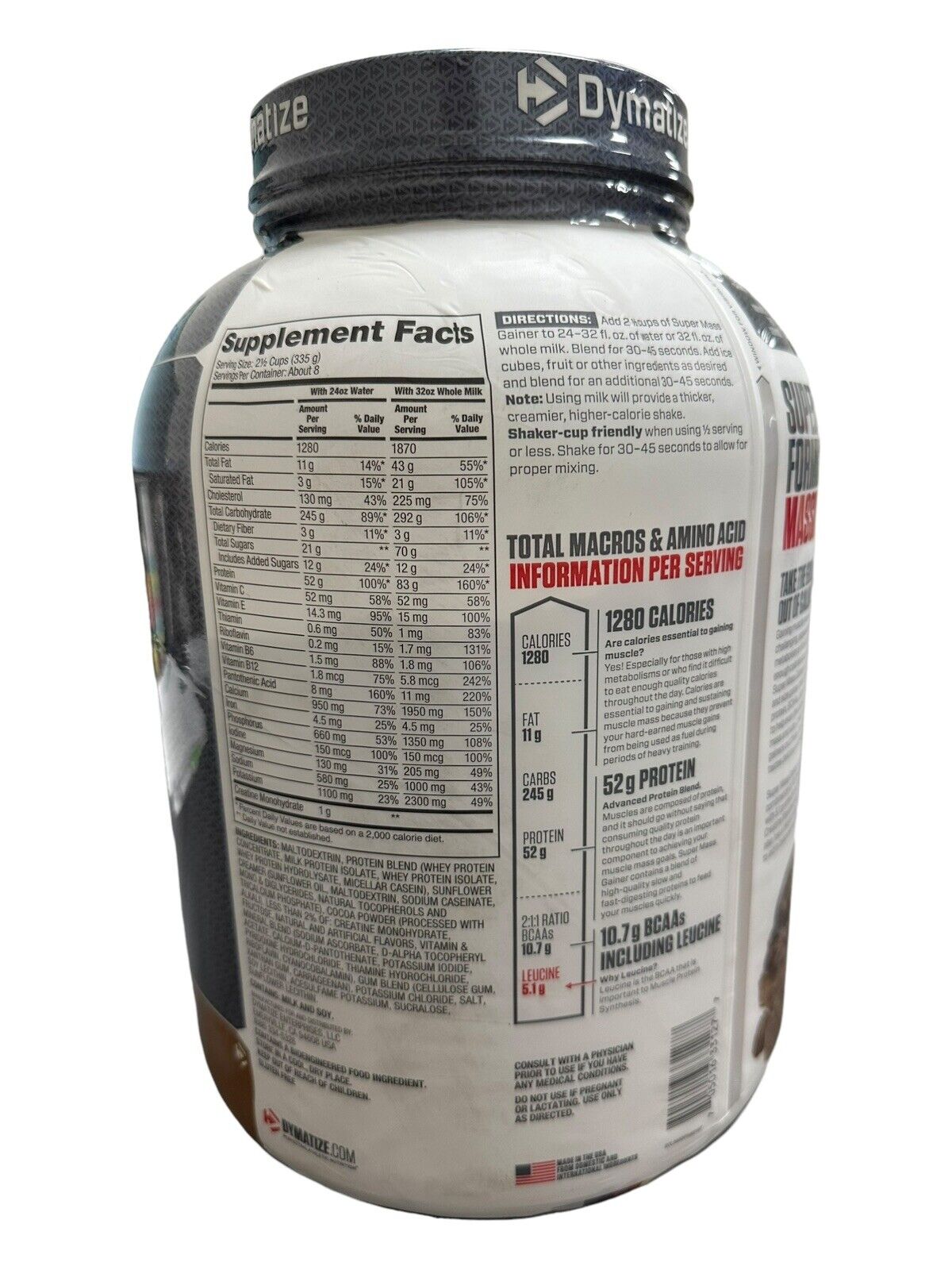 Dymatize Super Mass Gainer 6lb – Weight and Mass Gain Supplement