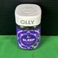 OLLY Sono Repousante – Gomas para Dormir | Sabor Amora | 110 Unidades