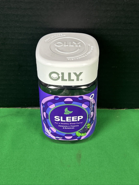 OLLY Sono Repousante – Gomas para Dormir | Sabor Amora | 110 Unidades