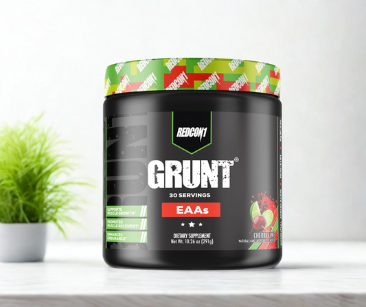 REDCON1 Grunt EAAs | Aminoácidos Essenciais | Sabor Cítrico, Sem Açúcar
