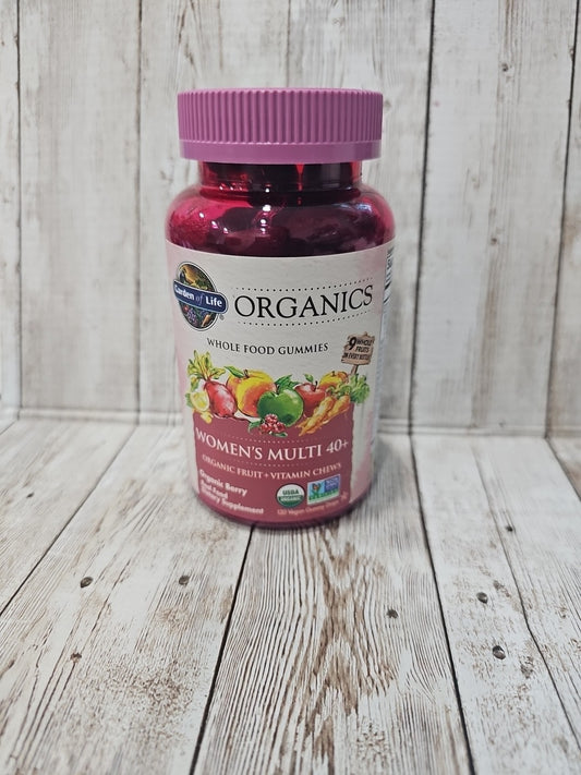 Multivitamínico Vegano MyKind Organics Feminino 40+ – 120 Gummies Garden of Life
