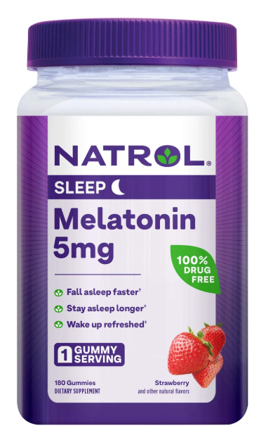 Natrol Melatonin Sleep Aid Gummies 10mg – Strawberry – 140ct