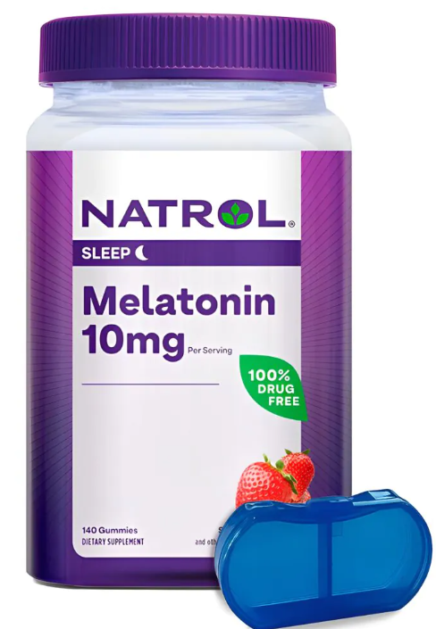 Natrol Melatonin Sleep Aid Gummies 10mg – Strawberry – 140ct