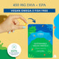Vegan Omega 3 450mg – DHA + EPA from Algae | Supports Heart, Brain and Immunity