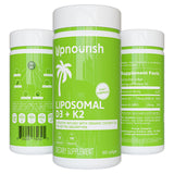 Liposomal Vitamin D3 Supplement 5000 IU + K2 MK7 100 mcg - 365 Softgels