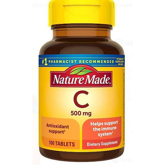 Vitamin C 500mg Nature Made – 100 Tablets Antioxidant