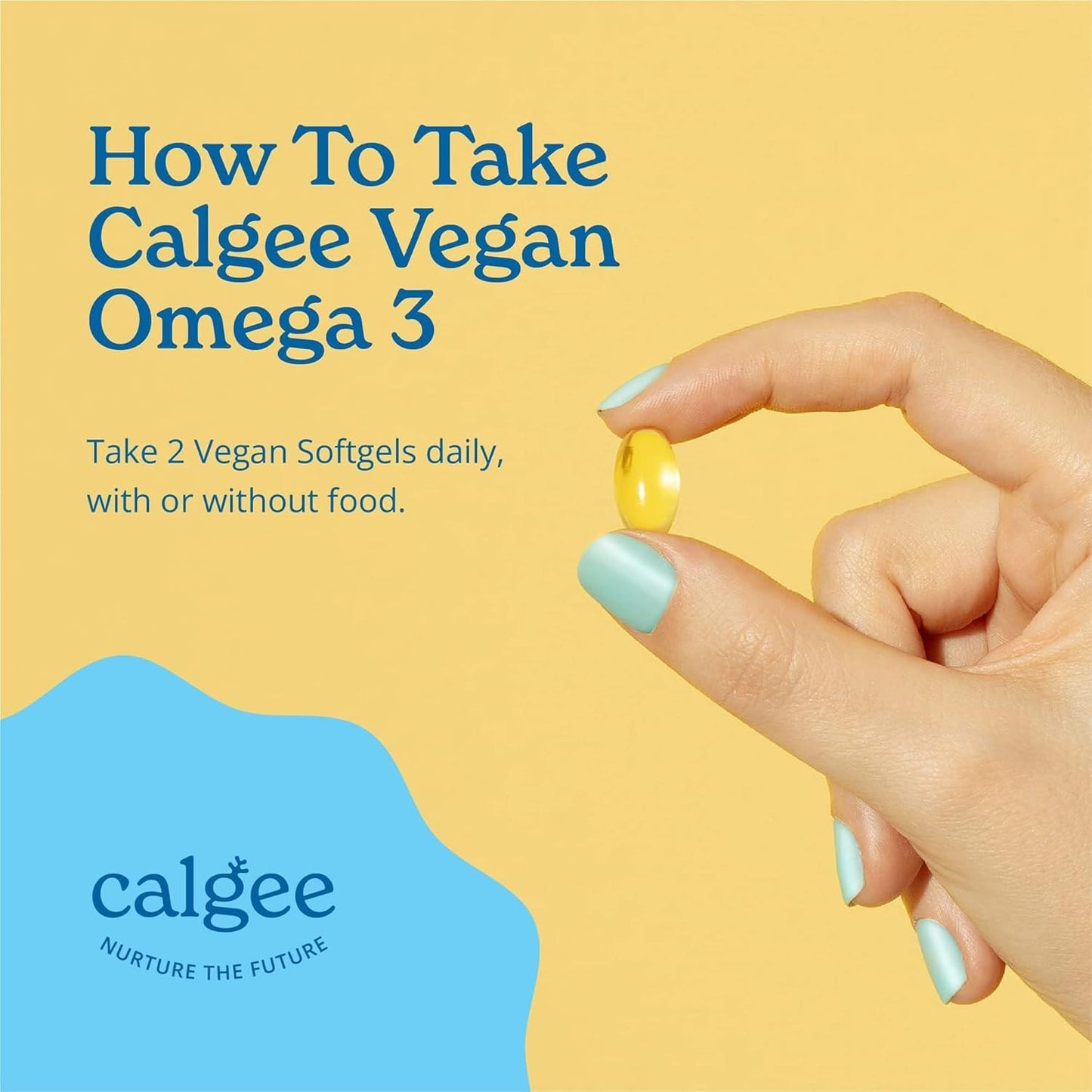 Vegan Omega 3 450mg – DHA + EPA from Algae | Supports Heart, Brain and Immunity