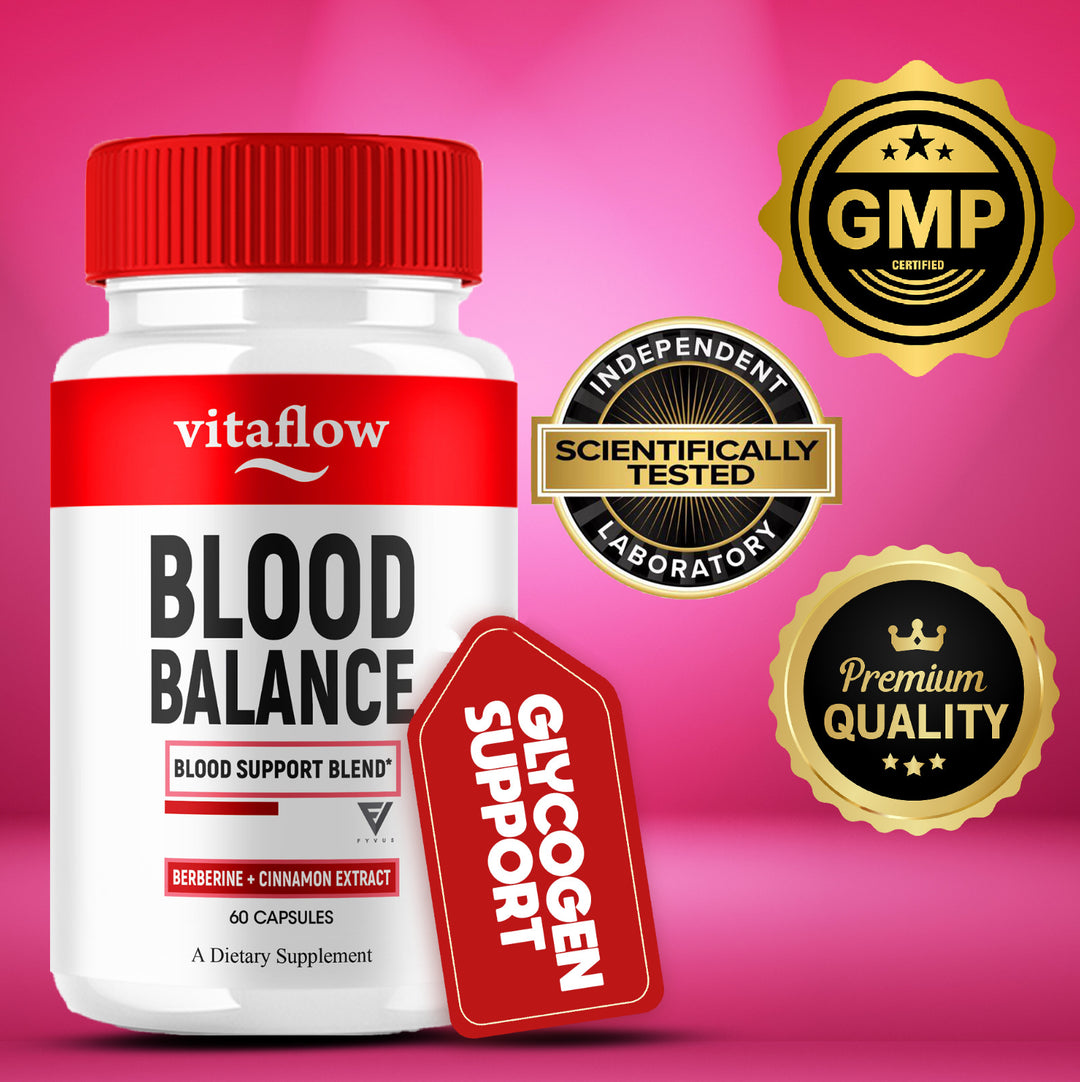 (2 Pack) VitaFlow Glycogen Support Supplement Vita Flow Capsules (120 Capsules)