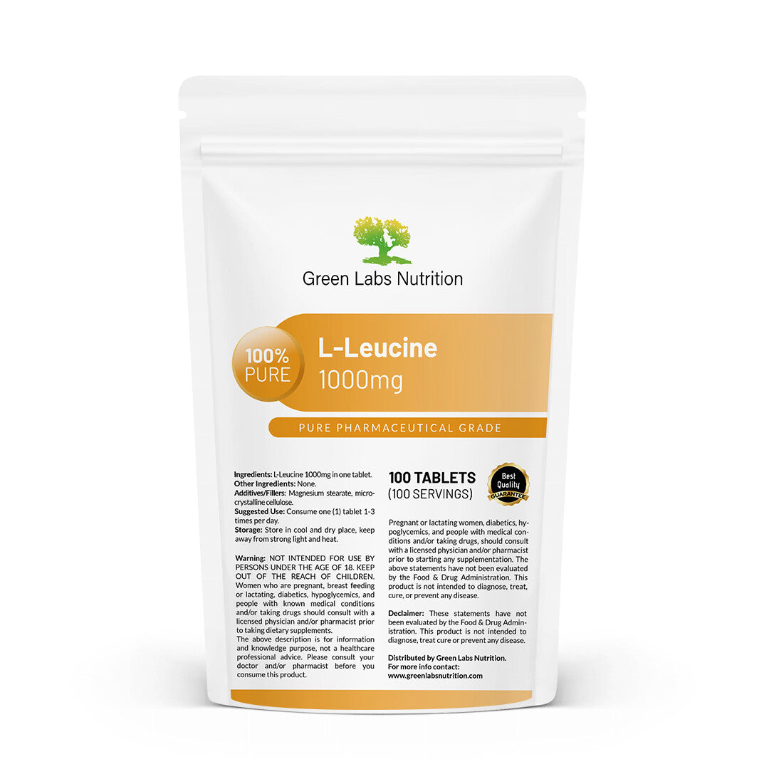 Amino Acid L-Leucine 1000mg – Strength, Muscle and Performance