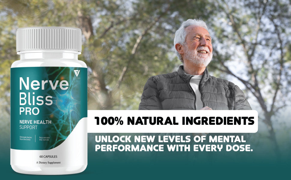 (2 Pack) Nerve Bliss Pro Nerve Support Supplement NerveBliss Pro (120 Capsules)
