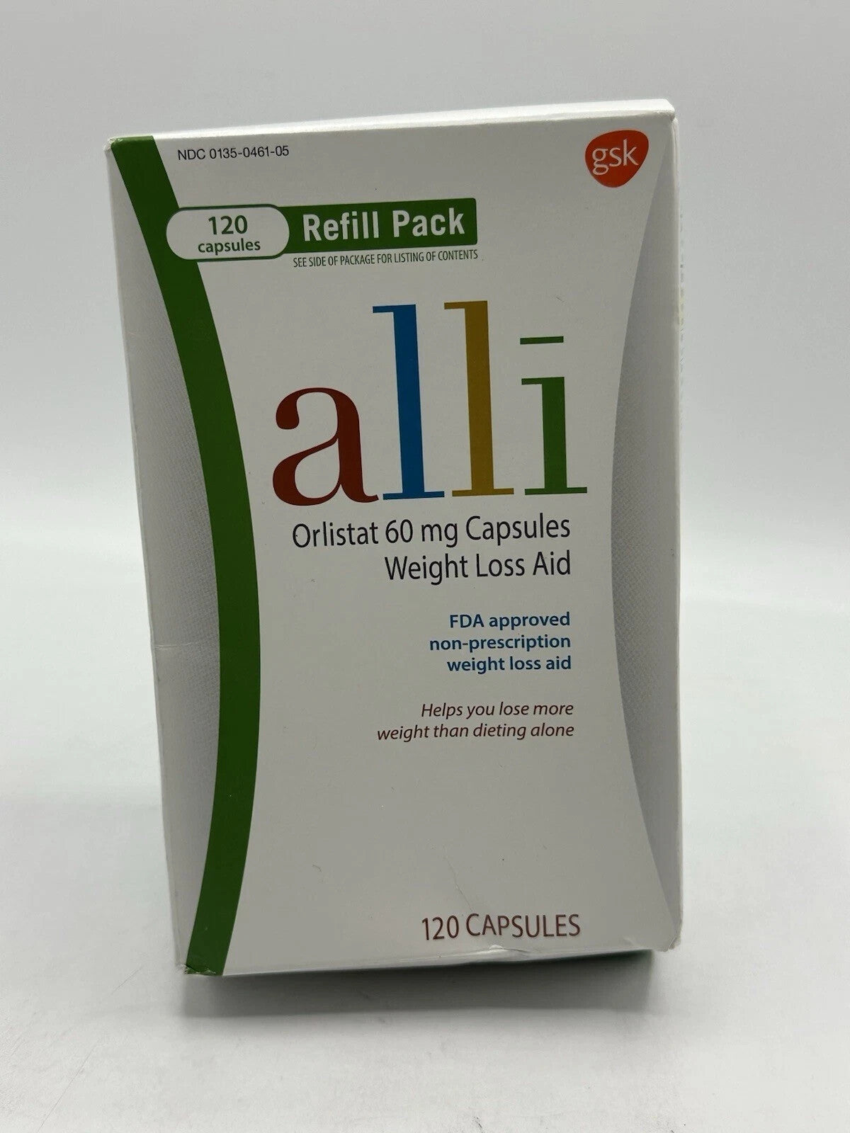 alli® Orlistat 60mg | 120 Capsules for Weight Loss – FDA Approved Supplement | Blocks Fat, Stimulant Free