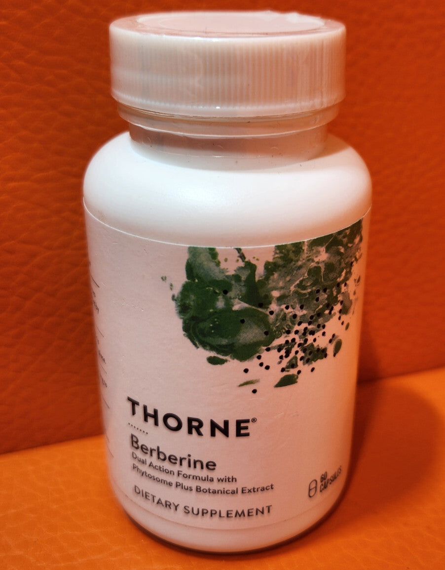 Thorne Berberine 1000mg Dual Action – 60 Capsules | Metabolic and Cholesterol Support