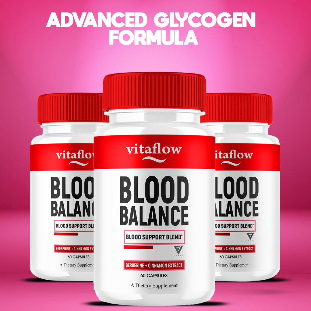 (2 Pack) VitaFlow Glycogen Support Supplement Vita Flow Capsules (120 Capsules)