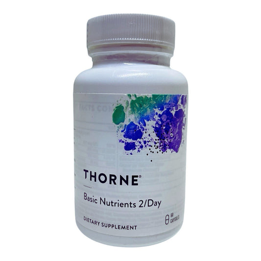 Thorne Premium 2/Day Multivitamin – 120 Capsules | High Potency, Gluten Free, Full Daily Support through