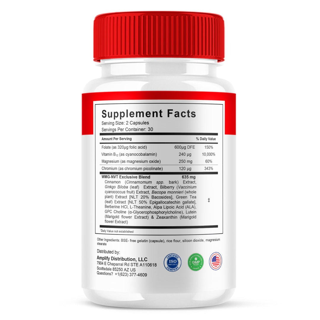 (2 Pack) VitaFlow Glycogen Support Supplement Vita Flow Capsules (120 Capsules)