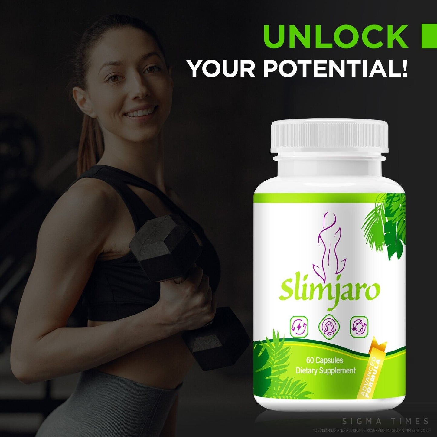 (2-Pack) Slimjaro Capsules – Advanced Weight Loss & Energy Support