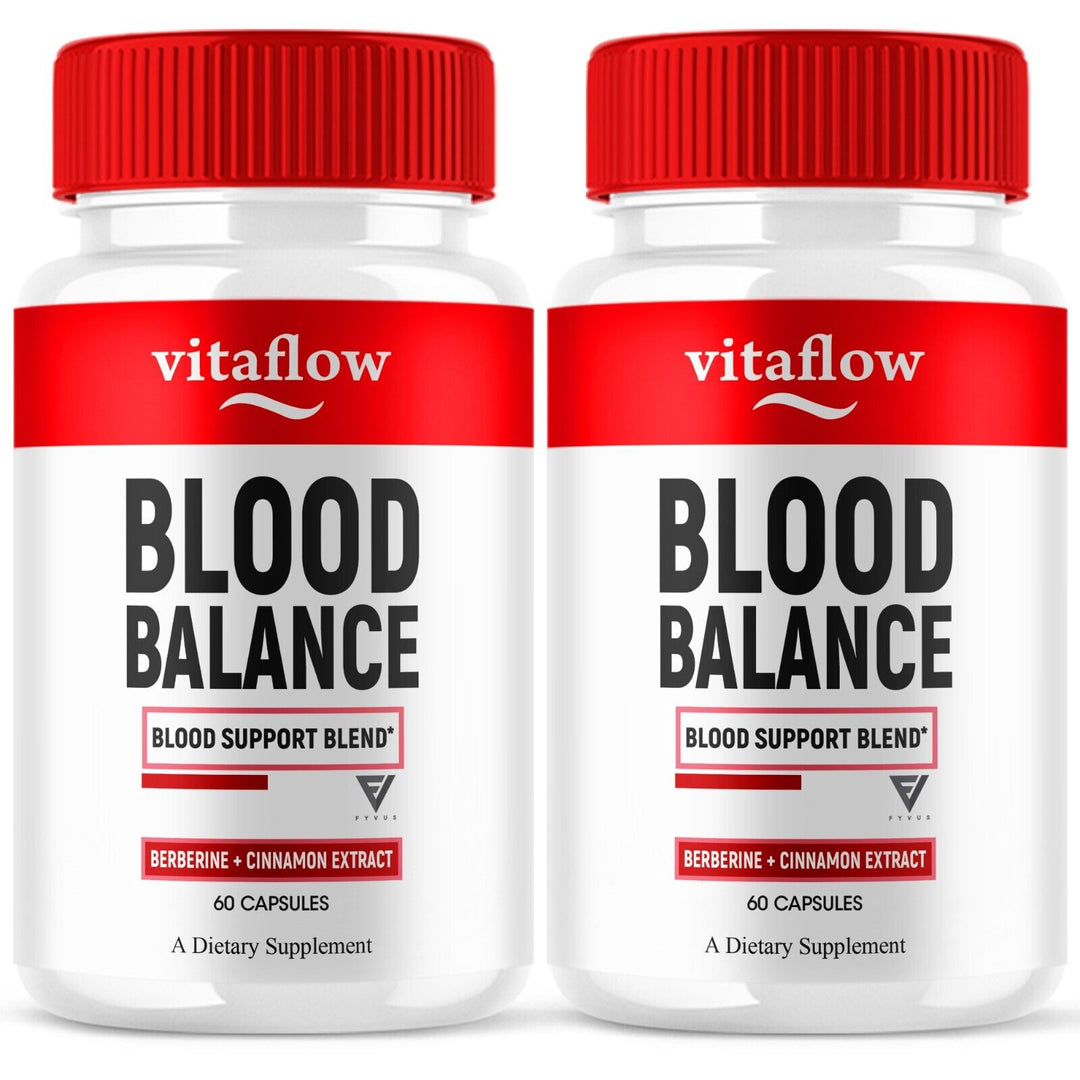 (2 Pack) VitaFlow Glycogen Support Supplement Vita Flow Capsules (120 Capsules)