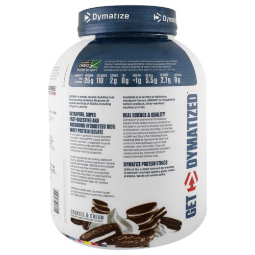 Dymatize ISO100 – Whey Protein Isolado e Hidrolisado 5lb