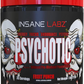 INSANE LABZ PSYCH-O-TIC Pré-Treino Potência Foco Energético Resistência 35 Porções-