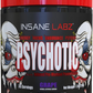 INSANE LABZ PSYCH-O-TIC Pré-Treino Potência Foco Energético Resistência 35 Porções-