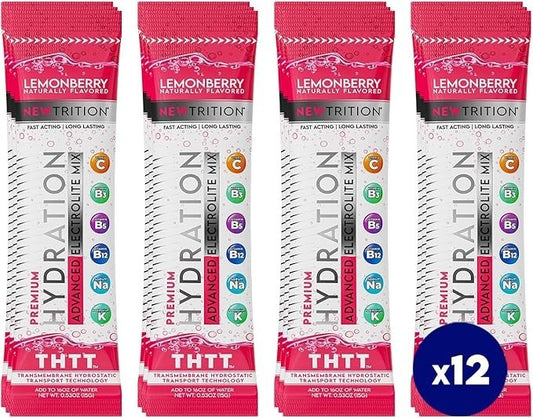 NewTrition Eletrólitos + Vitaminas – Pó de Hidratação Rápida