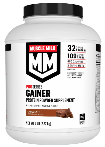 Muscle Milk Pro Series Gainer 5 lb – Protein Powder for Muscle Growth and Mass Gain